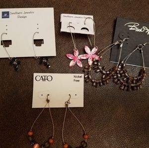 Dangling Earrings 4 pair NEW!